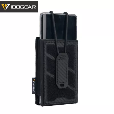 IDOGEAR TGS Tactical Phone Pouch 5.56 Mag Pouch Universal MOLLE Pouch Hunting • $14.63