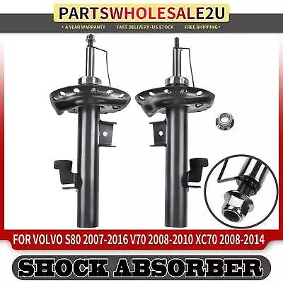 $76.99 • Buy 2x Front LH & RH Shock Struts Absorber For Volvo XC70 08-14 S80 07-16 V70 08-10