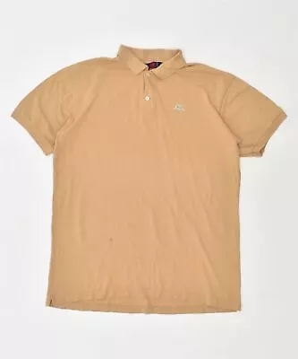 KAPPA Mens Polo Shirt XL Beige Cotton JG08 • £5.69