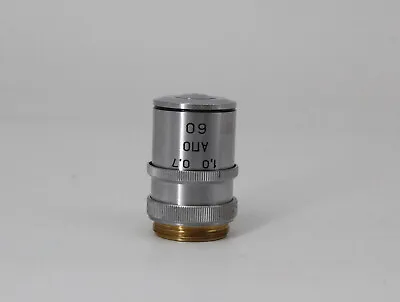 LOMO Microscope Objective Apo Apochromat 60x 1.0 0.7 Oil Imm Darkfield RMS  #DV6 • $79