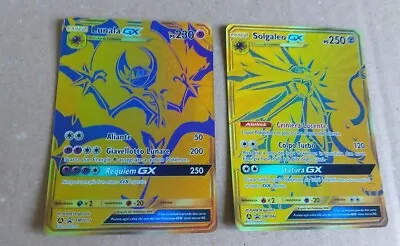 Carta pokemon: Lunala GX Gold rara segreta - Vinted