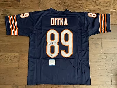 Mike Ditka Autographed Custom Xl Bears Jersey Beckett Certified K14262 Hofer • $74.99