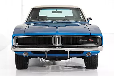 1969 Dodge Charger R/T Muscle Car Poster 24x36 Vintage Collector Wall Art Rare • $23.99