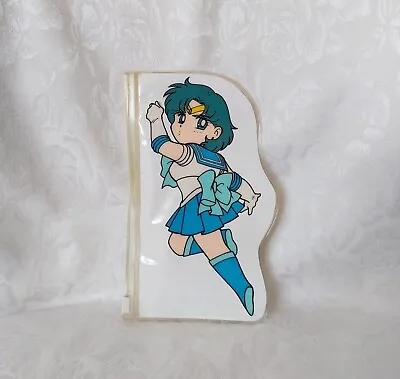 VINTAGE Sailor Moon R ꧁☿▶ Sailor Mercury ◀☿꧂ Figure Case Holder Plastic • $45