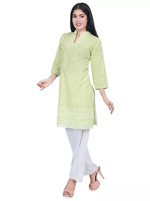 The Trendzmy  Indian Dress Kurti Pista XS A Guide To Comfort And Style For Girls • $48.79