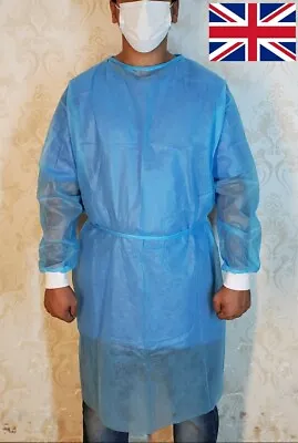 £11.99 • Buy 10 Psc Surgical Gown Medical Surgical Hospital Isolation Gown Unisex SMS 25 GSM
