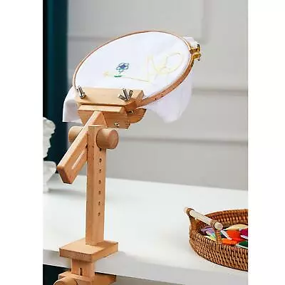 Cross Stitch Frame Desktop Lap Stand Rack Embroidery Holder Needlework • $63.21