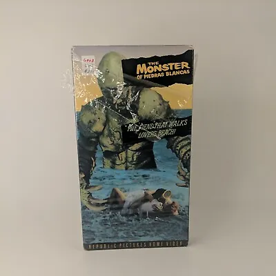 SEALED THE MONSTER OF PIEDRAS BLANCAS Les Tremayne VHS • $15