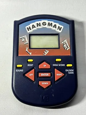 HANGMAN Handheld Pocket Electronic LCD Game 1998 Hasbro MB Games Hang Man • £3.99