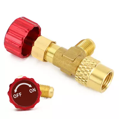 R410A Charging Valve Adapter 1/4  SAE Male To 5/16  SAE Famale • $10.89