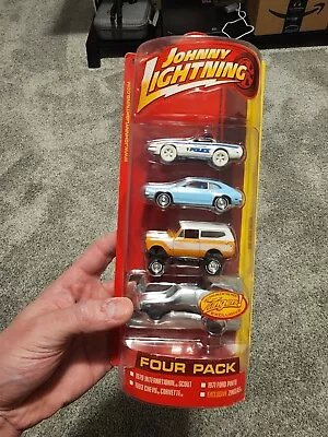 Johnny Lightning 4 Pack With Corvette White Lightning Chase • $130