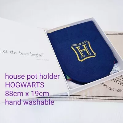 LE CREUSET Harry Potter Hogwarts Houses Potholder Double Oven Mitts / Gloves NIB • £74.70