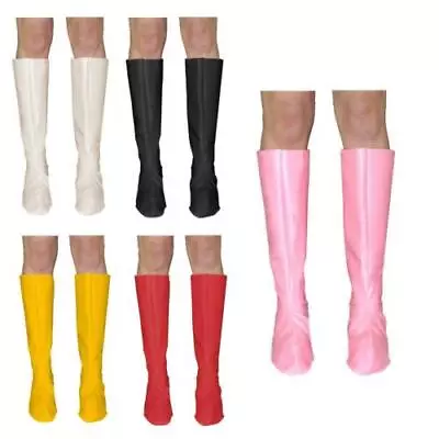 £5.99 • Buy Gogo Girl Go Go 60s 70s Hippie Hippy Shoe Fancy Dress Costume Boot Top Covers