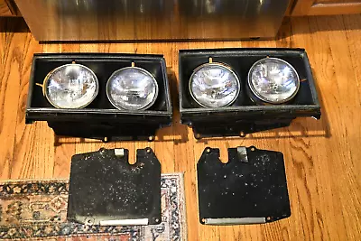 Genuine Volvo 240 242 244 245 264 265 DL GL Quad Round Headlights USA Models. • $295.95