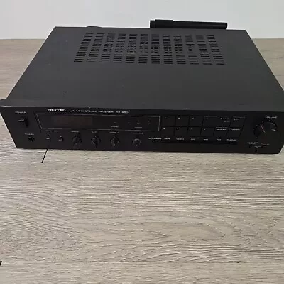 Rotel RX-850 AM/FM Stereo Receiver -  Black - POWERS ON • $50