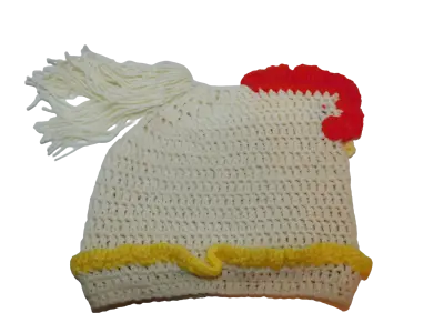 Vintage Hand Crocheted CHICKEN Tea Pot Kettle Cozy 70s Kitsch Retro • $39.33