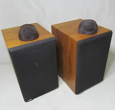 B&w Bowers Wilkins Dm 17 Dm17 Speakers Set Pair Wood Finish Cosmetic Issues  • $374.99