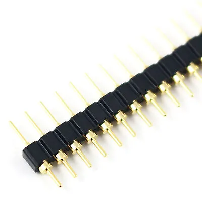 5PCS Single Row 40Pin 2.54mm Round Male Pin Header Machined B2AM • $3.43