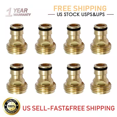 Garden Hose Quick Connect Water Hose For Brass Female Male Connector Set 3/4Inch • $12.56