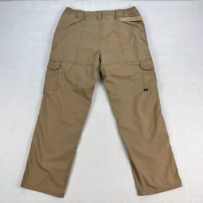 5.11 Tactical Taclite Pro Pants Mens 36x32 (Fits 36x31) Tan Khaki Ripstop Cargo • $26.55