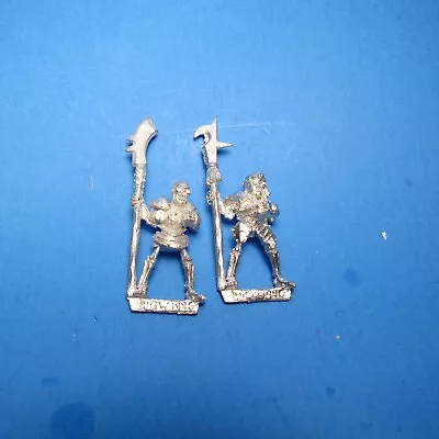 GW Warhammer Fantasy Classic Range Armored Skeletons X2 OOP Metal I04 • $10