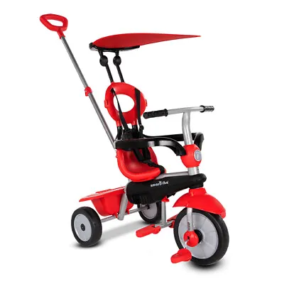 SmarTrike Zoom 4 In 1 Baby Trike Tricycle Toy For 15 To 36 Months Red(Open Box) • $34.53
