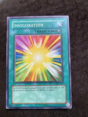 Yugioh - Invigoration - SDK-021 - Common - Unlimited • $3.95