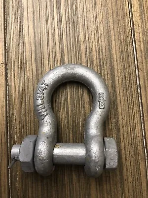 5/8 Shackle Clevis W/ Bolt Pin. 3 1/4 Ton WWL. One Per Pack. • $7.99