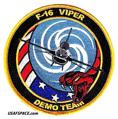 USAF-F-16-CM- VIPER -DEMO TEAM -Davis-Monthan AFB- ORIGINAL AIR FORCE PATCH • $10.95