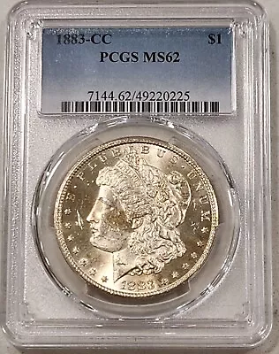 1883 CC Morgan Dollar PCGS MS62 $1 US Silver Coin • $324.98