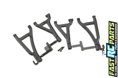 Traxxas 1/16 E-Revo RPM Front Upper & Lower A-Arm Set 1/16 E-Revo Black RPM80692 • $22.54