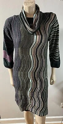 Missoni Sweater Dress Women’s 8 Multicolor 3/4 Sleeve Pullover Wool Blend • $33.75