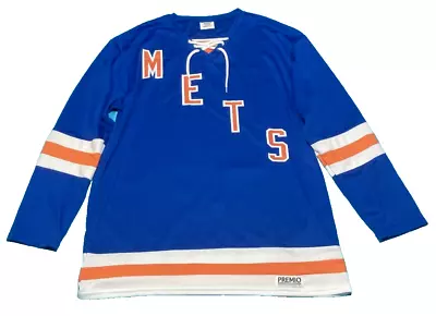 New York Mets SGA Citi Field Giveaway 9/12/23 Premio Hockey Jersey Adult L • $29.99