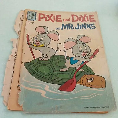 Pixie And Dixie And Mr. Jinks Dell Four Color #1196 September 1961 Hanna Barbera • $15.62