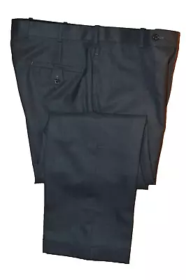 NEW ROYAL CLASSIC Men's Gray Wool Dress Pants Flat Front Cuffed 36 X 29.5 • $39.99