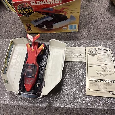 Slingshot M.A.S.K. Vintage Kenner 1986 Original CIB Complete Rare W Box • $108.93