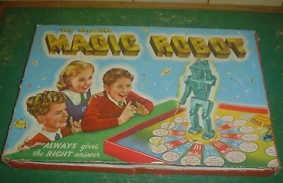 MERIT THE AMAZING MAGIC ROBOT VINTAGE 1950's BOARD GAME • £9.99