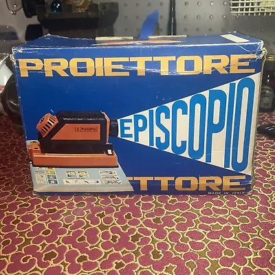 Vintage Episcopio Proiettore (Episcope Projector) W Original Box Made In Italy • $10