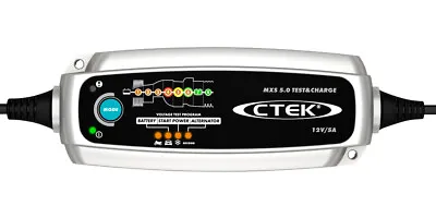 New CTEK Batterie Charger MXS 5.0 Test & Charge 12V 08 / 50 A New 220 Voltage • $380.78