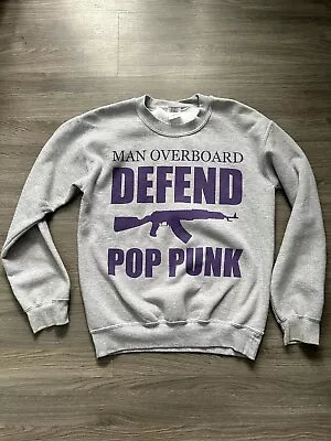 Man Overboard: Defend Pop Punk SWEATSHIRT - Small S - 2010 Lost Tape Collective • $17.50