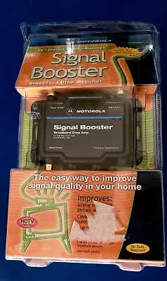 NEW Motorola Signal Booster Broadband Drop Amp 484095-001-00 - SEALED • $99.99