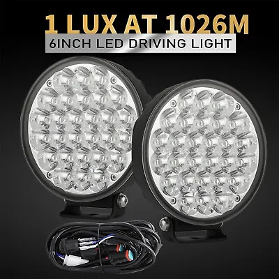 Pair Slim 6 Inch LED Driving Lights 280W Offroad Spotlights Work Truck SUV UTV • $72.98
