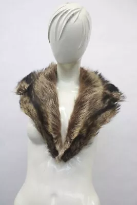 Mint Raccoon Fur Notch Collar Wrap Women Woman • $29