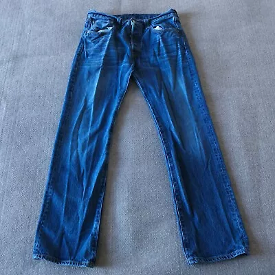 VTG Levis 501 Jeans Mens 32x31 Blue Straight Button Fly American Workwear Denim • $32.45