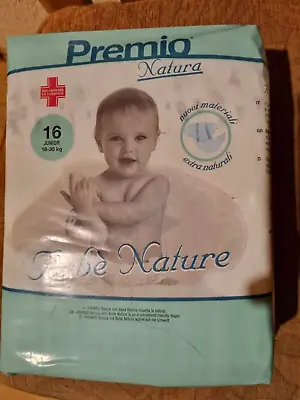 16 Bebé Nature Junior XXL Diapers No Plastic Like Pampers No Vintage Baby Diaper • $35