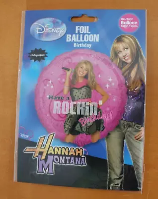 Disney Hannah Montana Birthday Mylar Balloon Anagram Miley Cyrus • $5