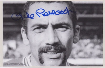 £8.50 • Buy MIKE TREBILCOCK (Portsmouth Everton & Plymouth Argyle FC) Hand SIGNED Picture