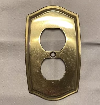 Vintage Gold Metal Outlet Cover • $9.99