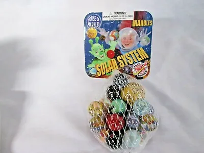 Mega Marbles Limited Edition Net Bag Of Solar System Marbles House Of Marbles  • $9.99