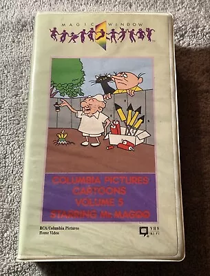 RCA Columbia Pictures VHS Volume 5 Mr. Magoo Free Shipping M • $10